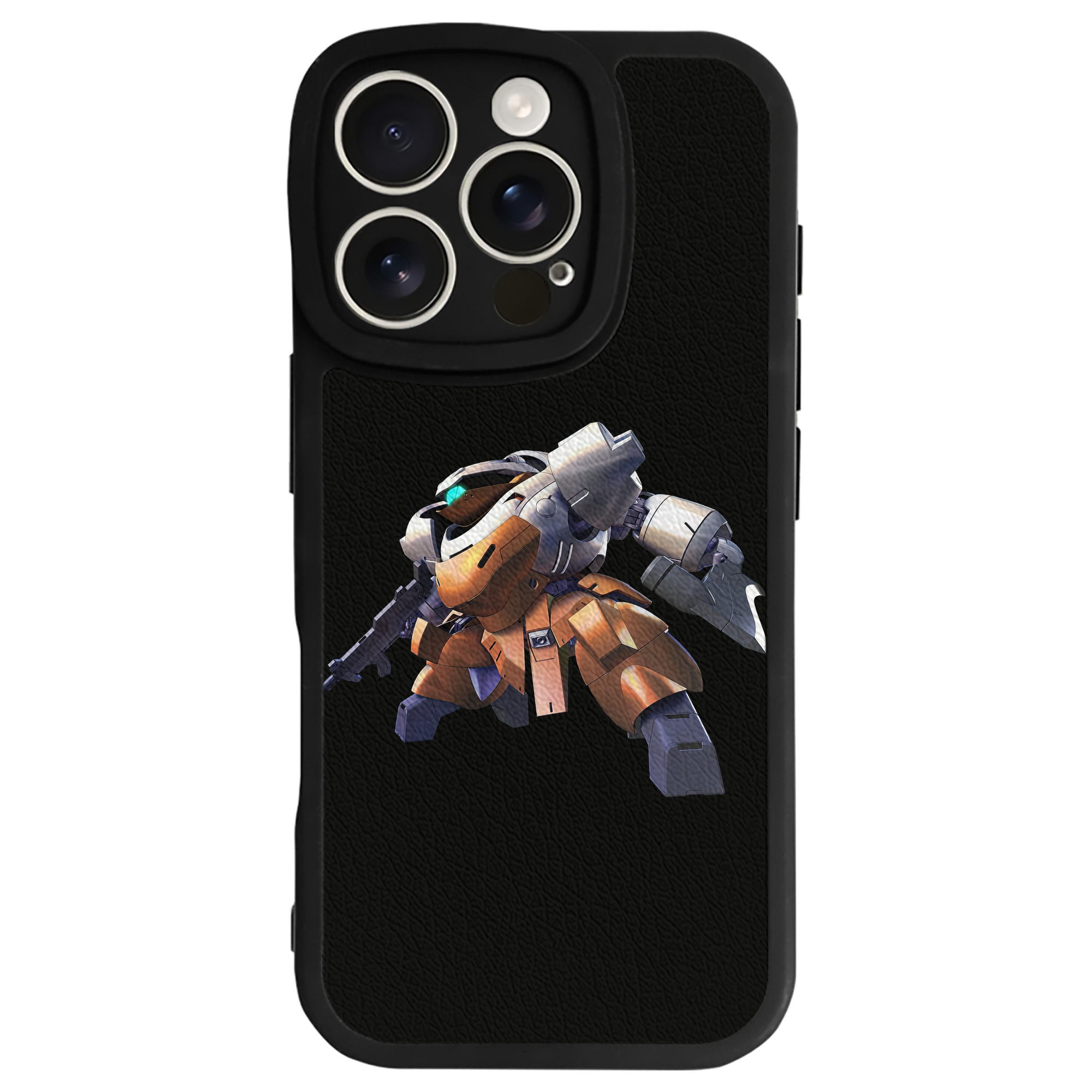 （画像用） 機動戦士ガンダム Mobile Suit Gundam 【iPhone 16シリーズ対応】シリコンスマホケース（レザー調） 材質：シリコン